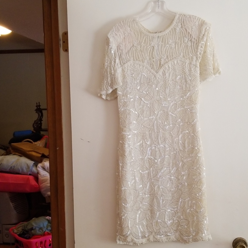 Hand beaded dress Brilliant by J A